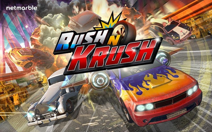 アクションレース Rush N Krush リリース 車を破壊したり 巨大ボスも登場